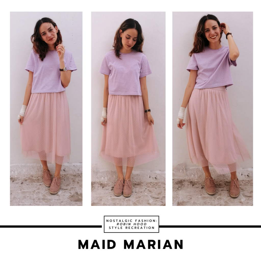 Disneybound Maid Marian outfit inspired by the 1973 Disney film -- pink