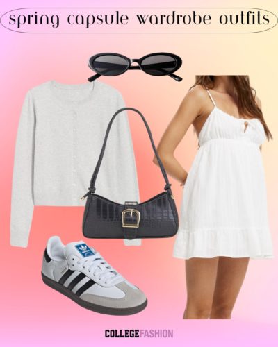 spring 2025 capsule outfit dress